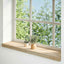 vindueskarme 2 stk ubehandlet 90x20x2 cm massivt egetræ