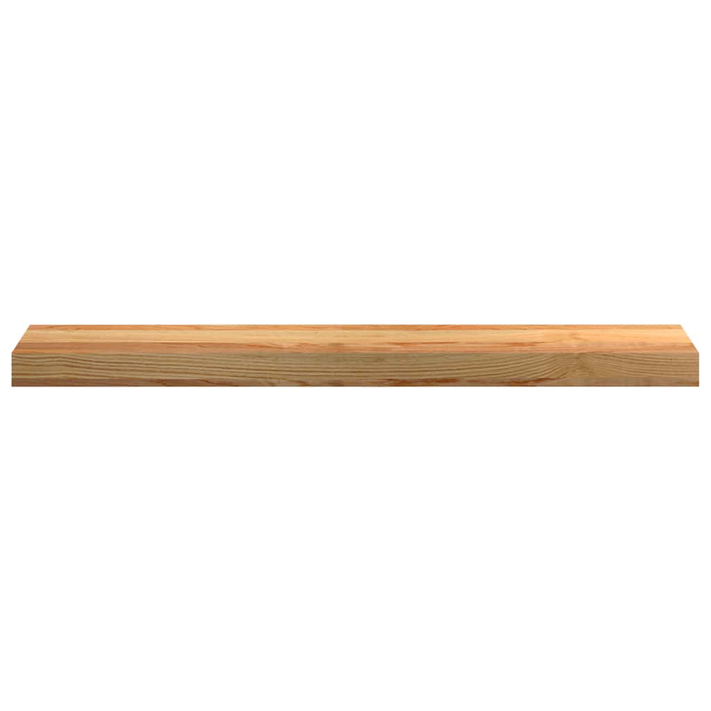 vindueskarme 2 stk lysebrun 80x15x2 cm massivt egetræ