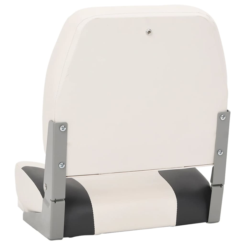 foldbare bådsæder 2 stk. 41x36x48 cm sort