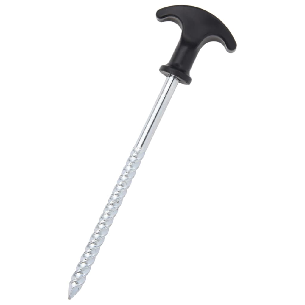 teltpløkker 12 stk. 17 cm Ø7 mm galvaniseret stål