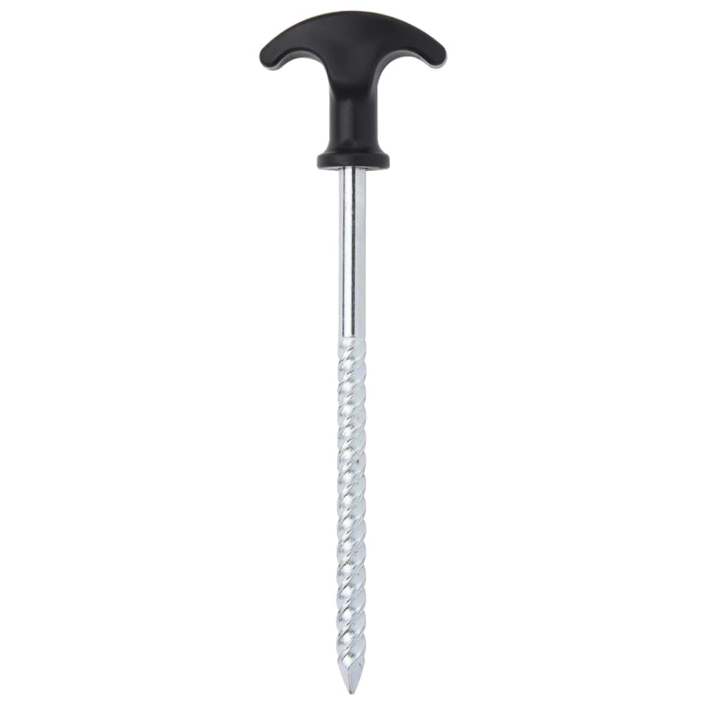 teltpløkker 12 stk. 17 cm Ø7 mm galvaniseret stål
