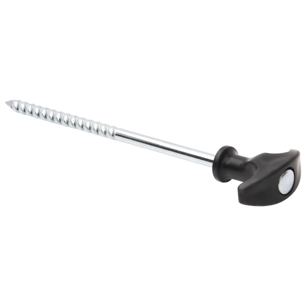 teltpløkker 24 stk. 20 cm Ø7 mm galvaniseret stål