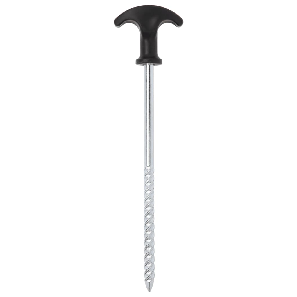 teltpløkker 12 stk. 20 cm Ø7 mm galvaniseret stål