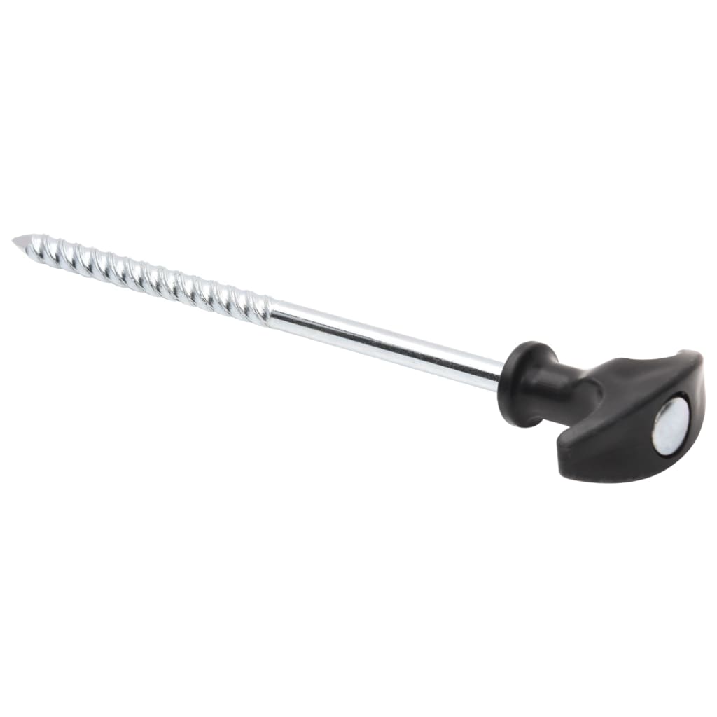 teltpløkker 12 stk. 20 cm Ø7 mm galvaniseret stål