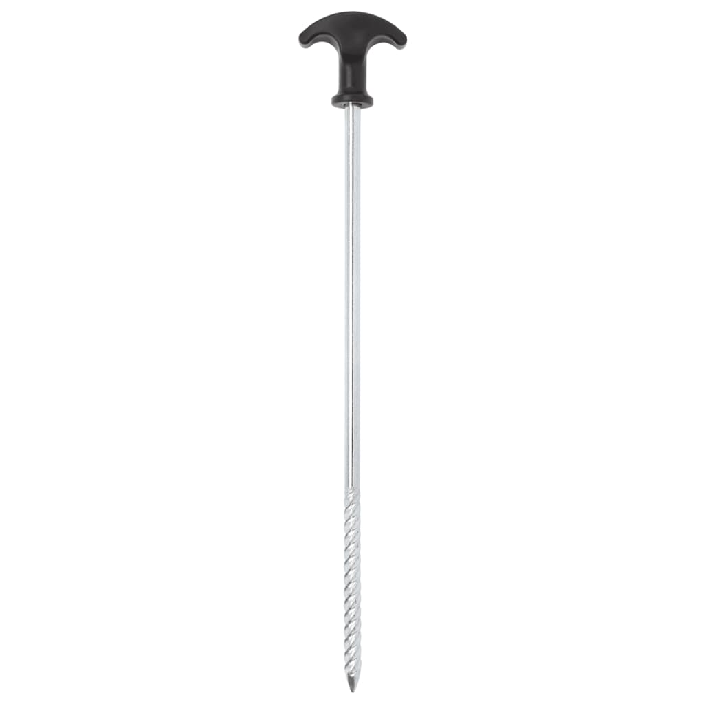 teltpløkker 12 stk. 30 cm Ø7 mm galvaniseret stål