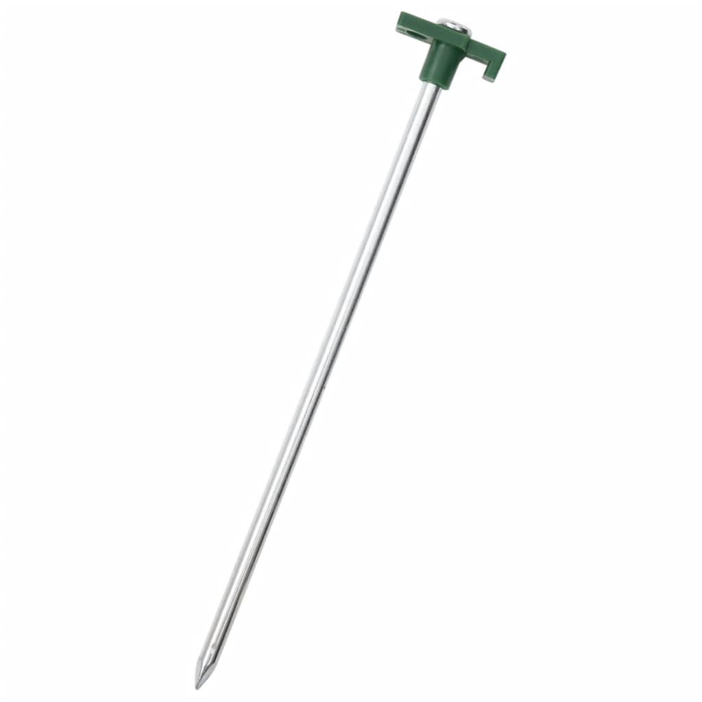 teltpløkker 24 stk. 25 cm 7 mm galvaniseret stål og PP