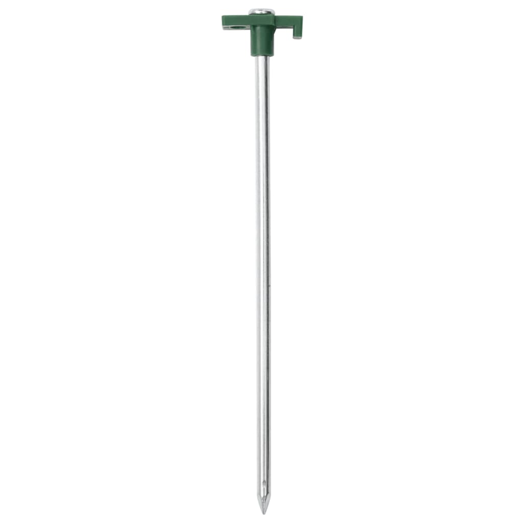 teltpløkker 24 stk. 25 cm 7 mm galvaniseret stål og PP