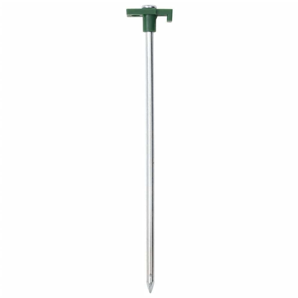 teltpløkker 12 stk. 25 cm 7 mm galvaniseret stål og PP