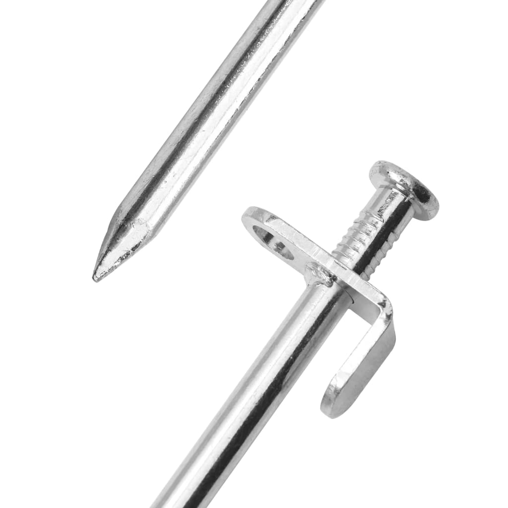 teltpløkker 24 stk. 19,5 cm 8 mm galvaniseret stål