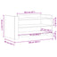 sofabord 100x50x50 cm konstrueret træ sonoma-eg