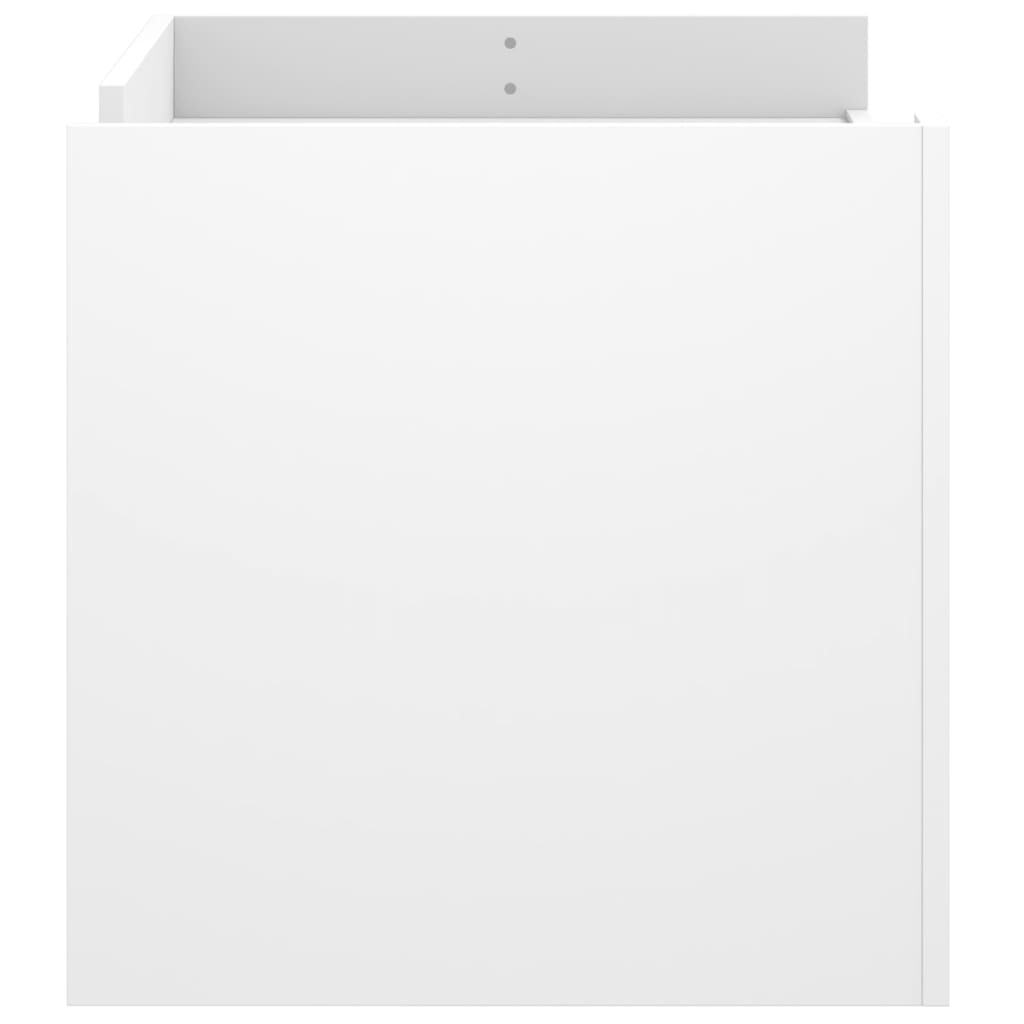 sofabord 100x50x50 cm konstrueret træ hvid