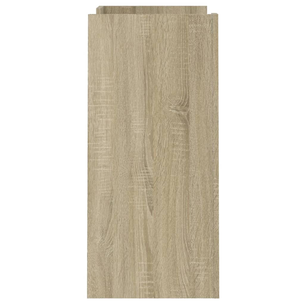 skænk 73,5x35x75 cm konstrueret træ sonoma-eg