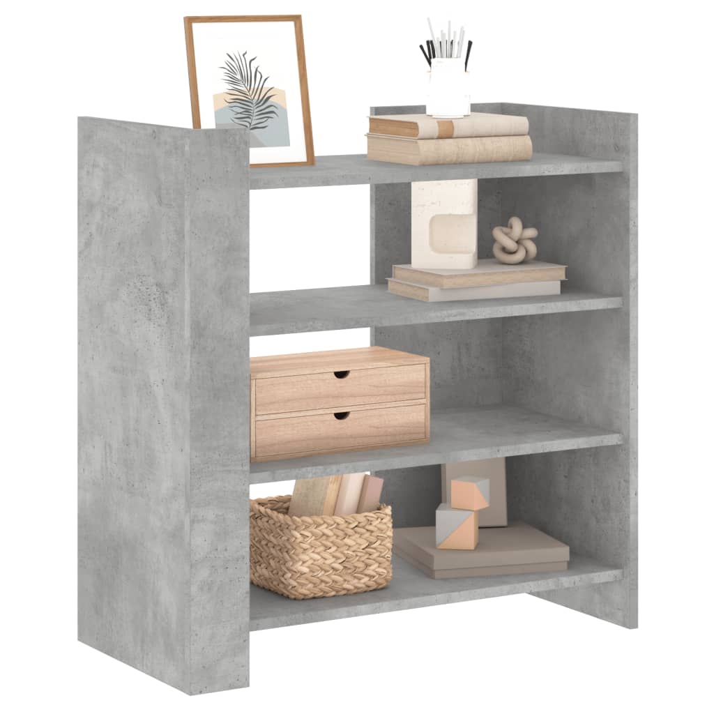 skænk 73,5x35x75 cm konstrueret træ betongrå