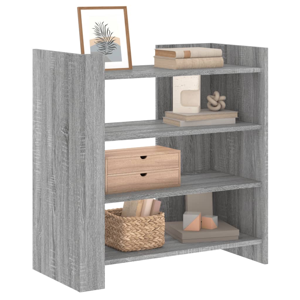 skænk 73,5x35x75 cm konstrueret træ grå sonoma-eg