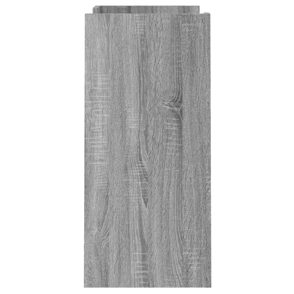 skænk 73,5x35x75 cm konstrueret træ grå sonoma-eg