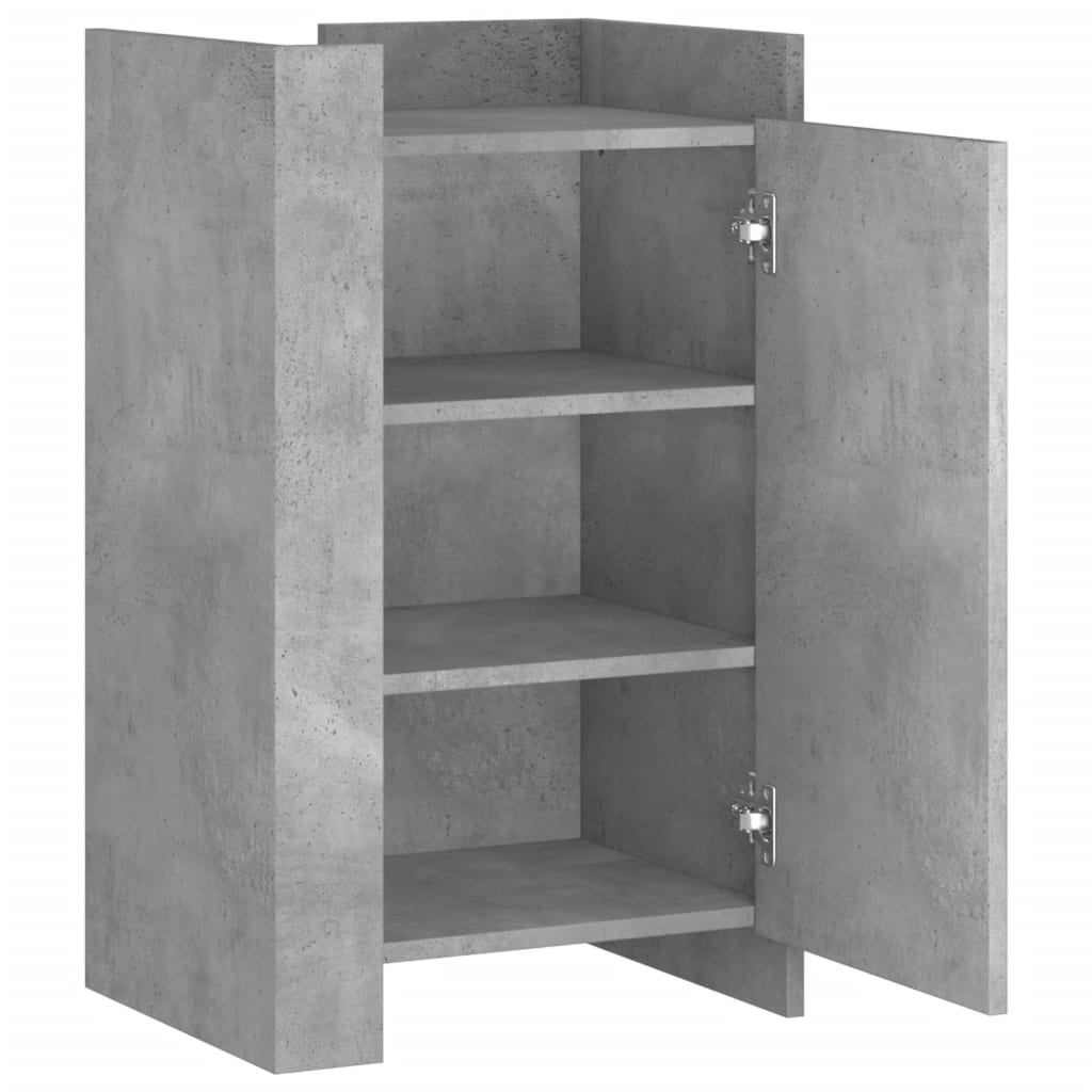 skænk 45x35x75 cm konstrueret træ betongrå