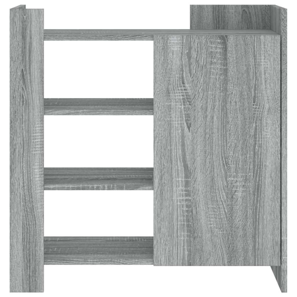 skænk 73,5x35x75 cm konstrueret træ grå sonoma-eg
