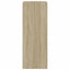 skoreol 74,5x37,5x100 cm konstrueret træ sonoma-eg