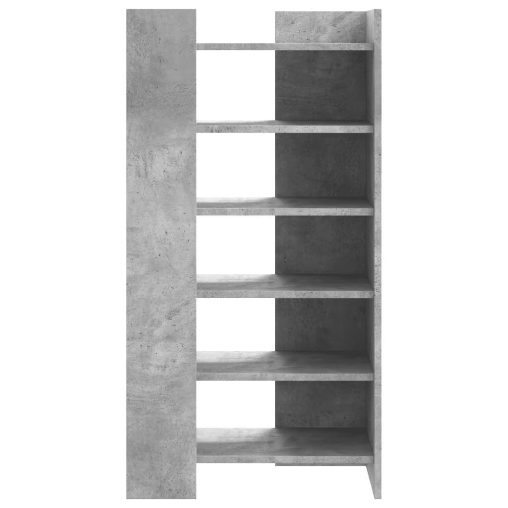 skoreol 52x37,5x100 cm konstrueret træ betongrå