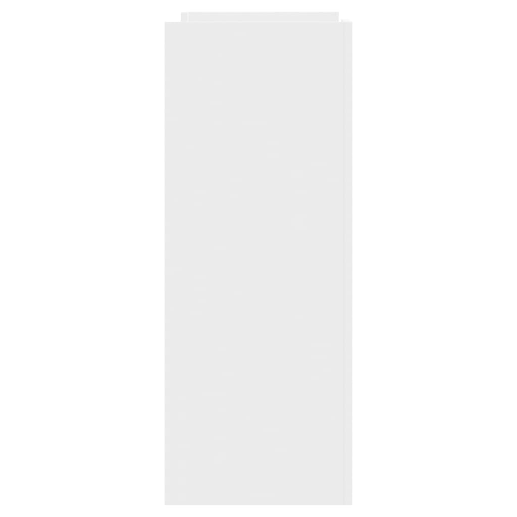 konsolbord 100x35x90 cm konstrueret træ hvid