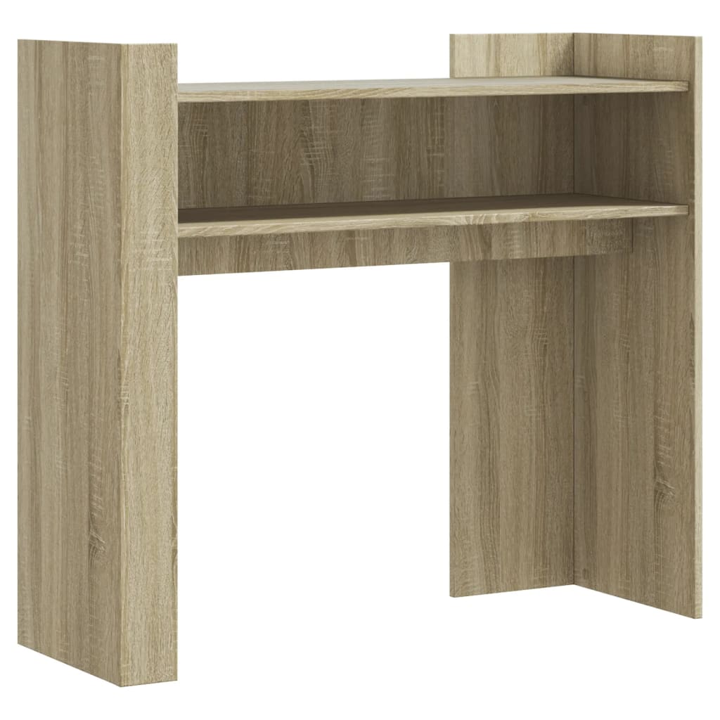 konsolbord 100x35x90 cm konstrueret træ sonoma-eg