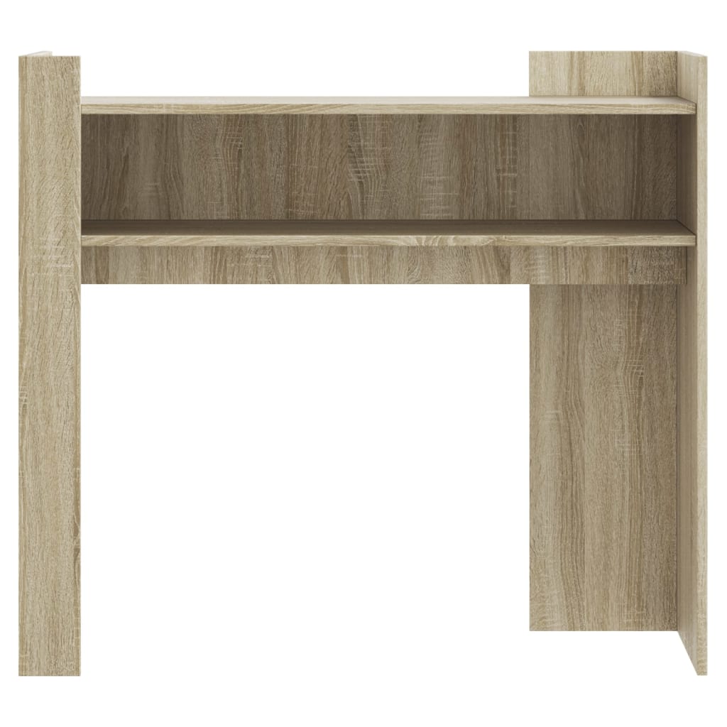 konsolbord 100x35x90 cm konstrueret træ sonoma-eg