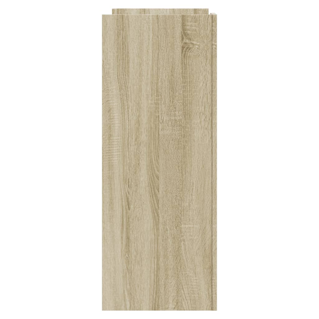konsolbord 100x35x90 cm konstrueret træ sonoma-eg