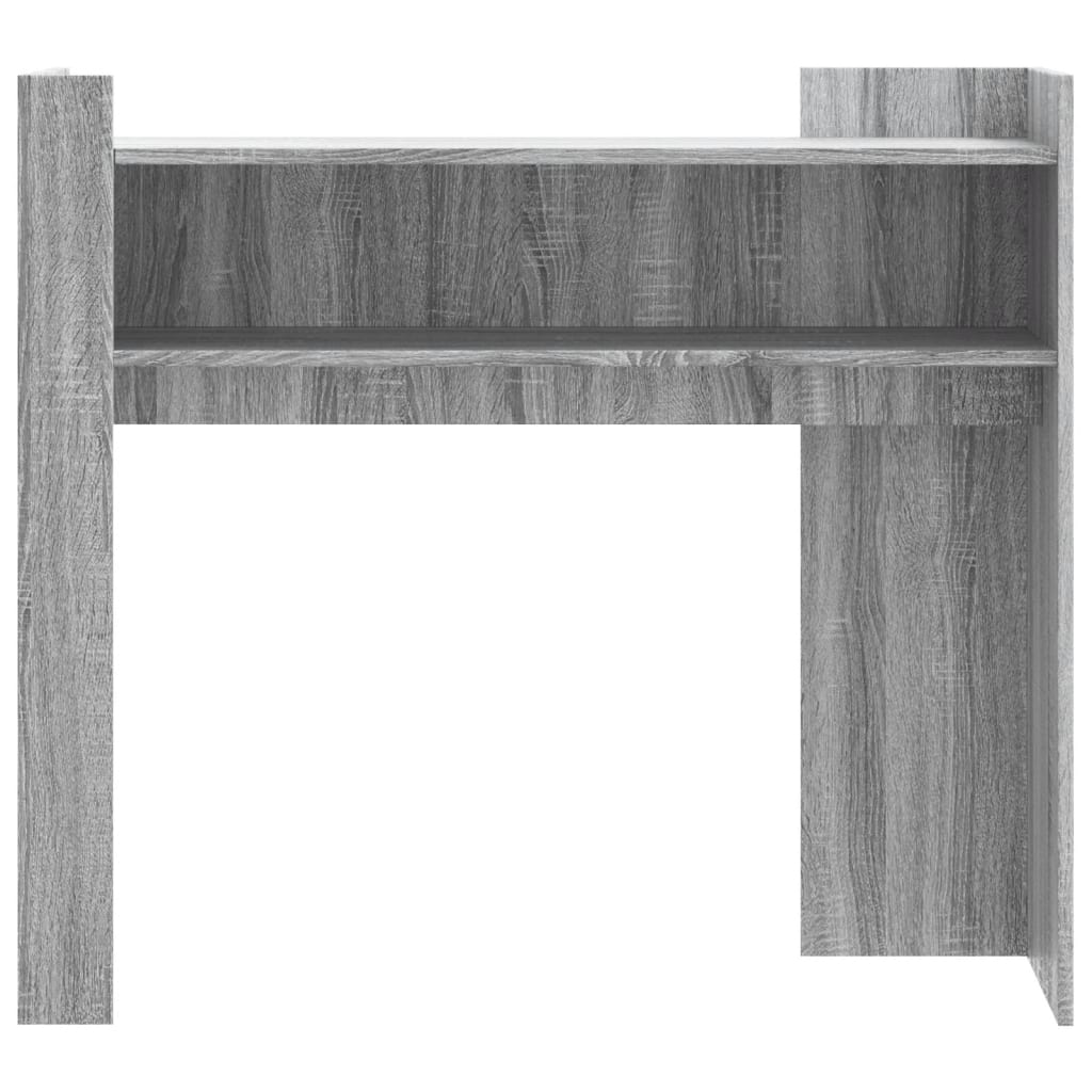 konsolbord 100x35x90 cm konstrueret træ grå sonoma-eg