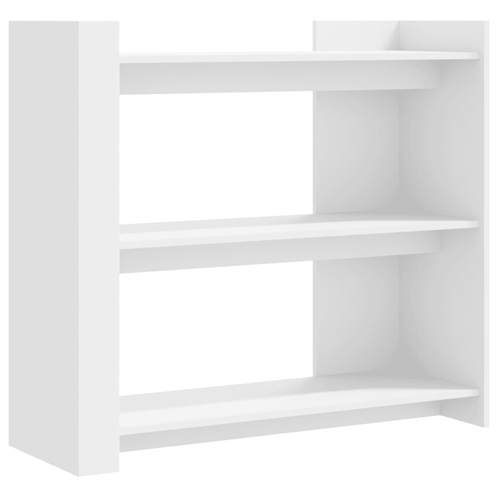 konsolbord 100x35x90 cm konstrueret træ hvid
