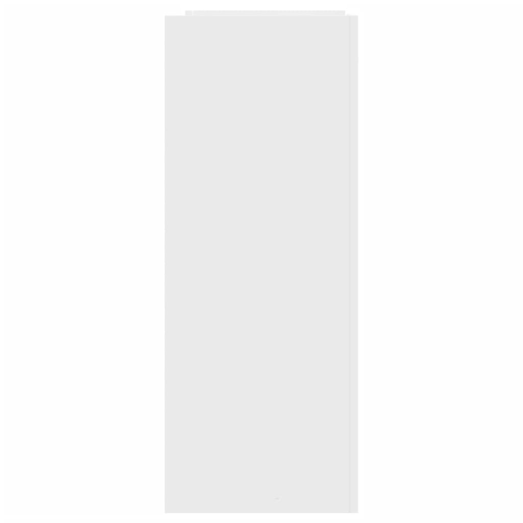 konsolbord 100x35x90 cm konstrueret træ hvid