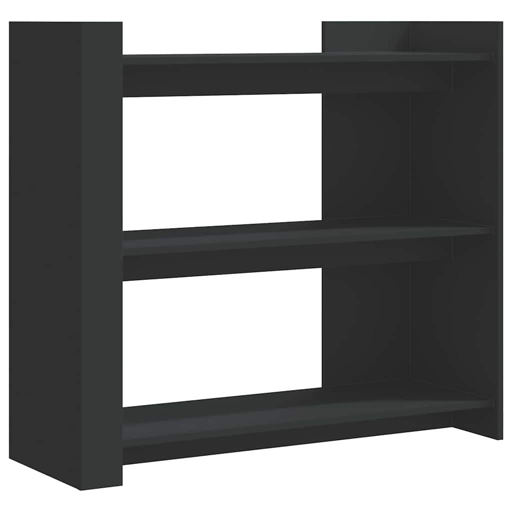 konsolbord 100x35x90 cm konstrueret træ sort