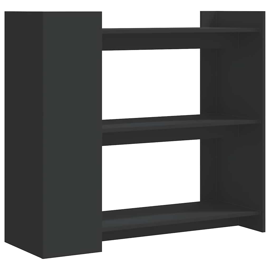 konsolbord 100x35x90 cm konstrueret træ sort