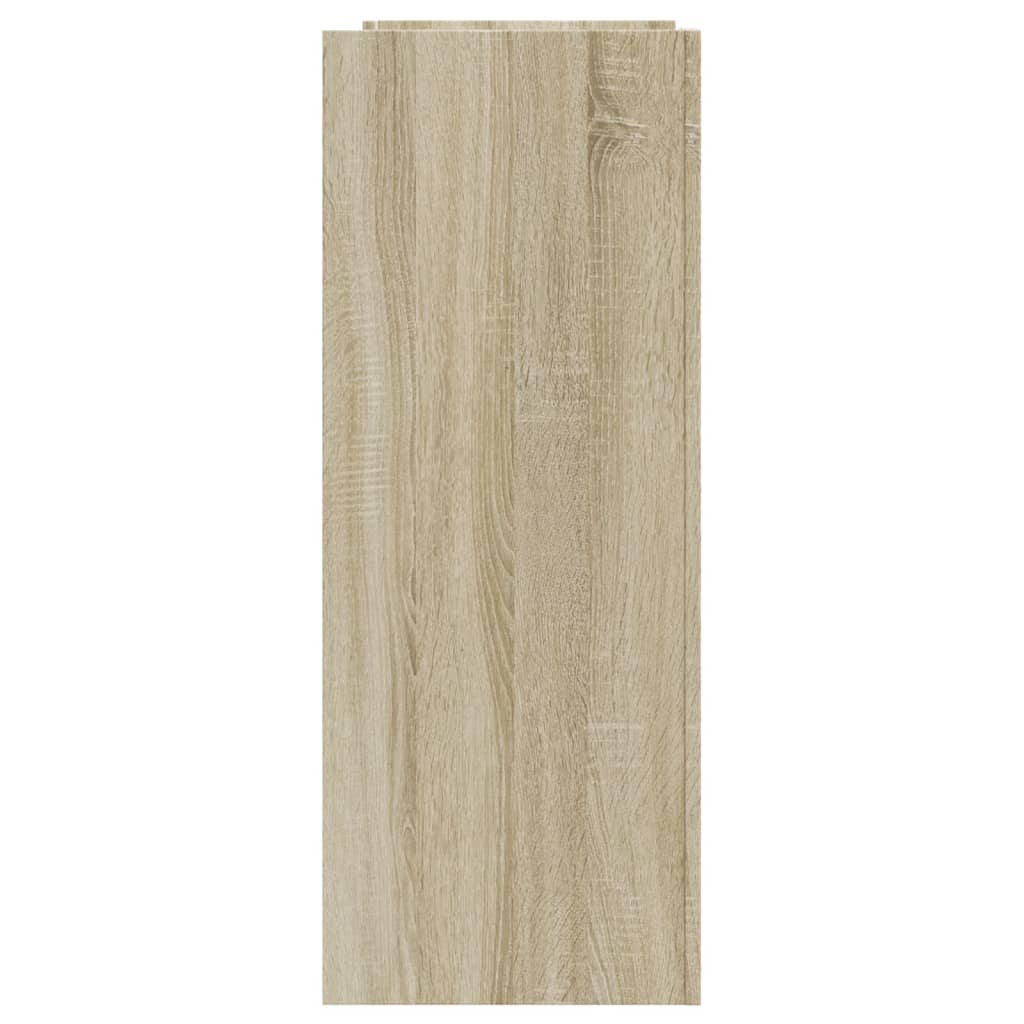 konsolbord 100x35x90 cm konstrueret træ sonoma-eg
