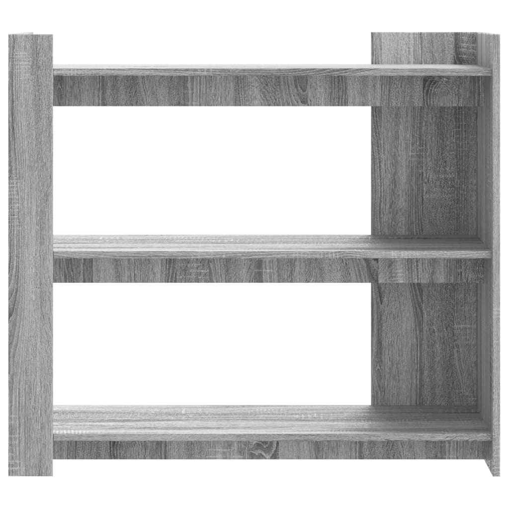 konsolbord 100x35x90 cm konstrueret træ grå sonoma-eg