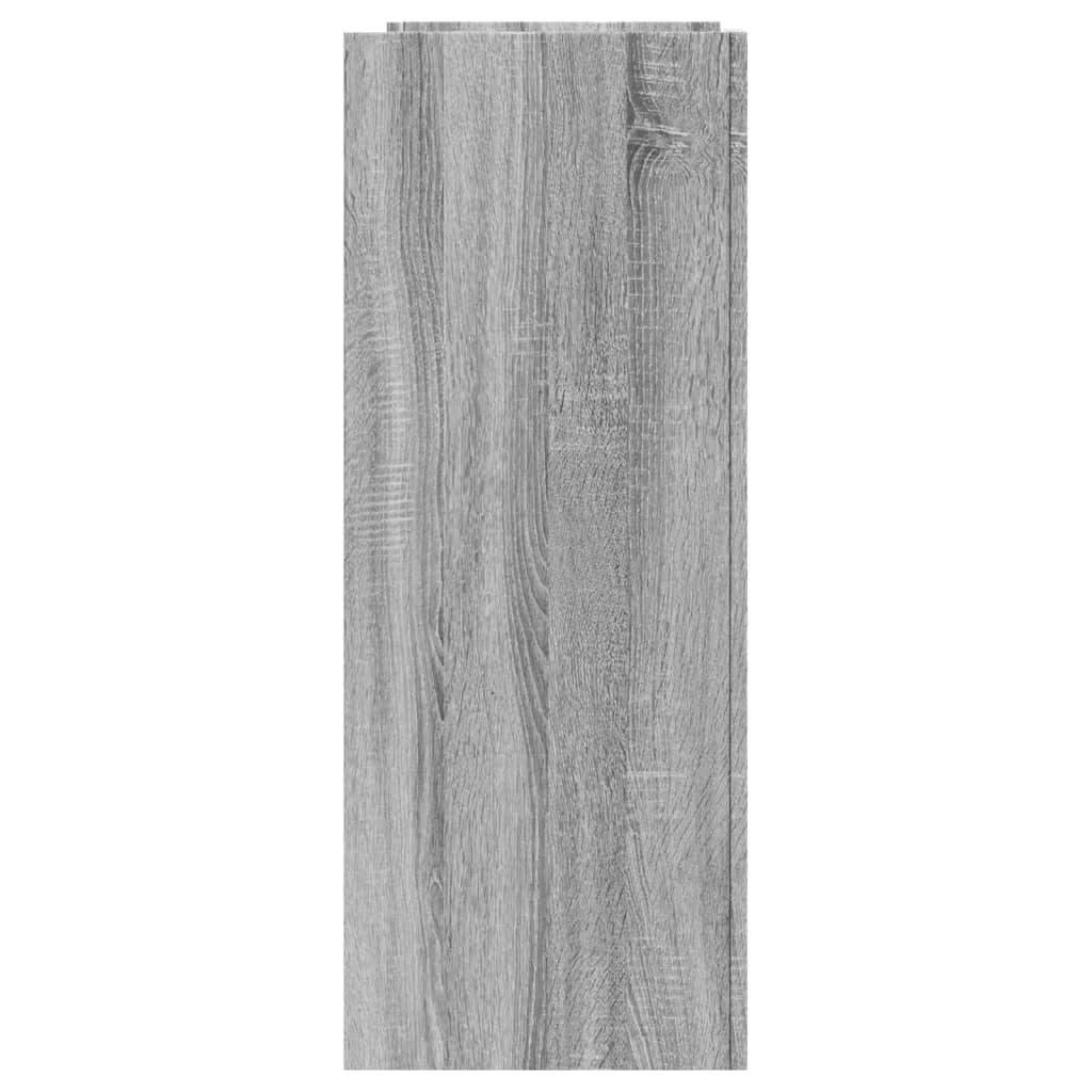konsolbord 100x35x90 cm konstrueret træ grå sonoma-eg