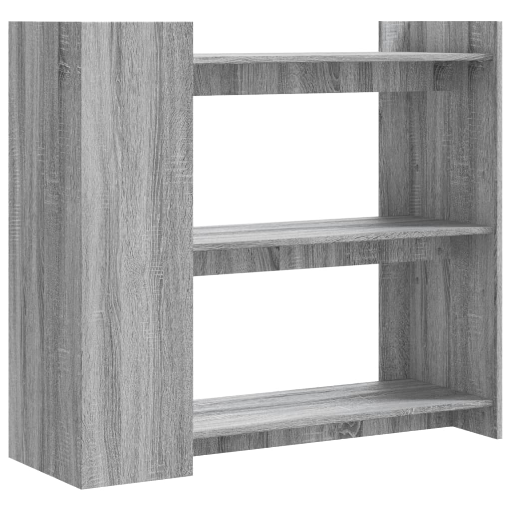 konsolbord 100x35x90 cm konstrueret træ grå sonoma-eg