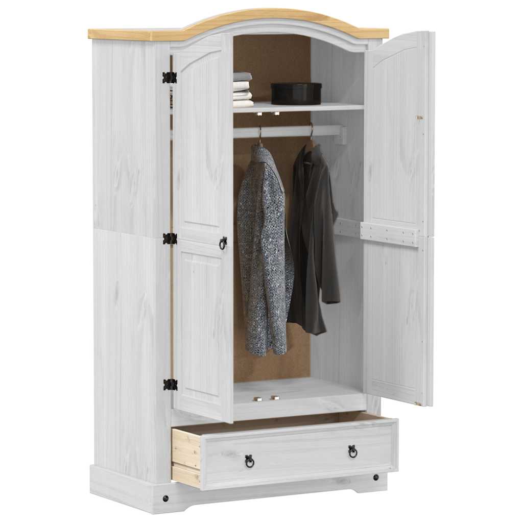 klædeskab Corona 102x52x186 cm massivt fyrretræ