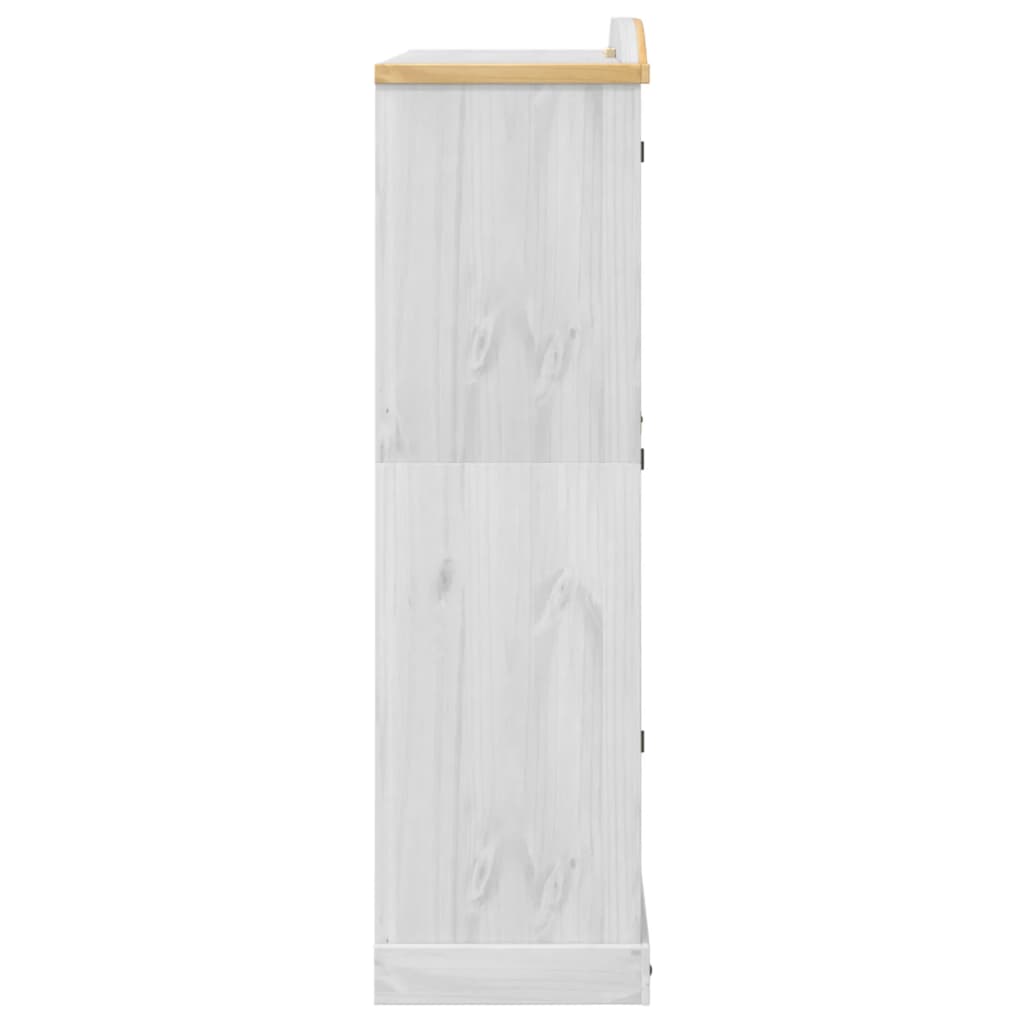 klædeskab Corona 151,5x52x186 cm massivt fyrretræ