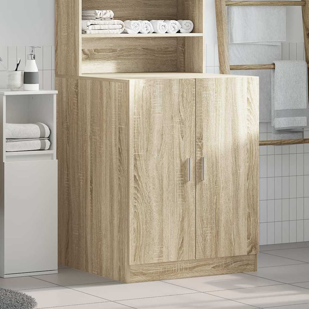 vaskemaskineskab 70,5x71,5x91,5 cm sonoma-eg