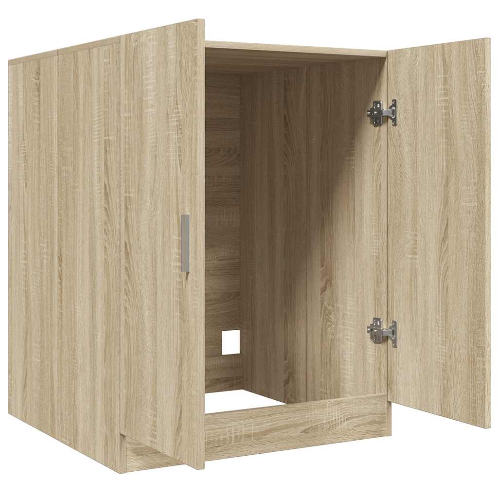 vaskemaskineskab 70,5x71,5x91,5 cm sonoma-eg