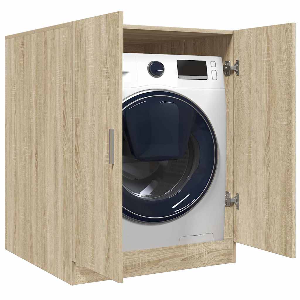 vaskemaskineskab 70,5x71,5x91,5 cm sonoma-eg