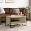 sofabord 75x51x40 cm konstrueret træ sonoma-eg