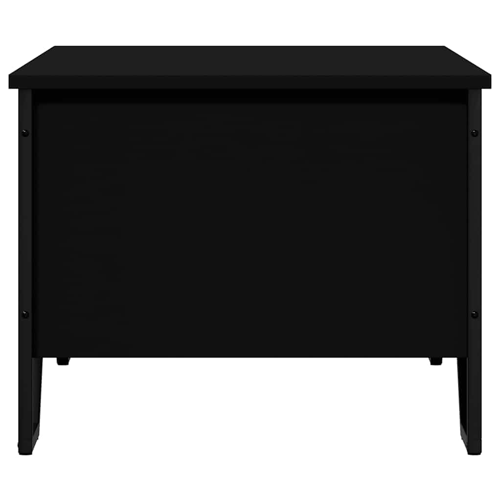 sofabord 100x51x40 cm konstrueret træ sort