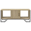 sofabord 100x51x40 cm konstrueret træ sonoma-eg