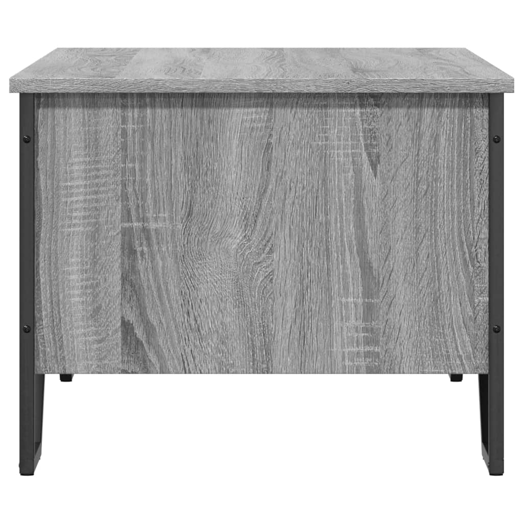 sofabord 100x51x40 cm konstrueret træ grå sonoma-eg