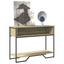konsolbord 100x35x74,5 cm konstrueret træ sonoma-eg