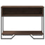 konsolbord 100x35x74,5 cm konstrueret træ brun egetræsfarve
