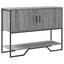 konsolbord 100x35x74,5 cm konstrueret træ grå sonoma-eg