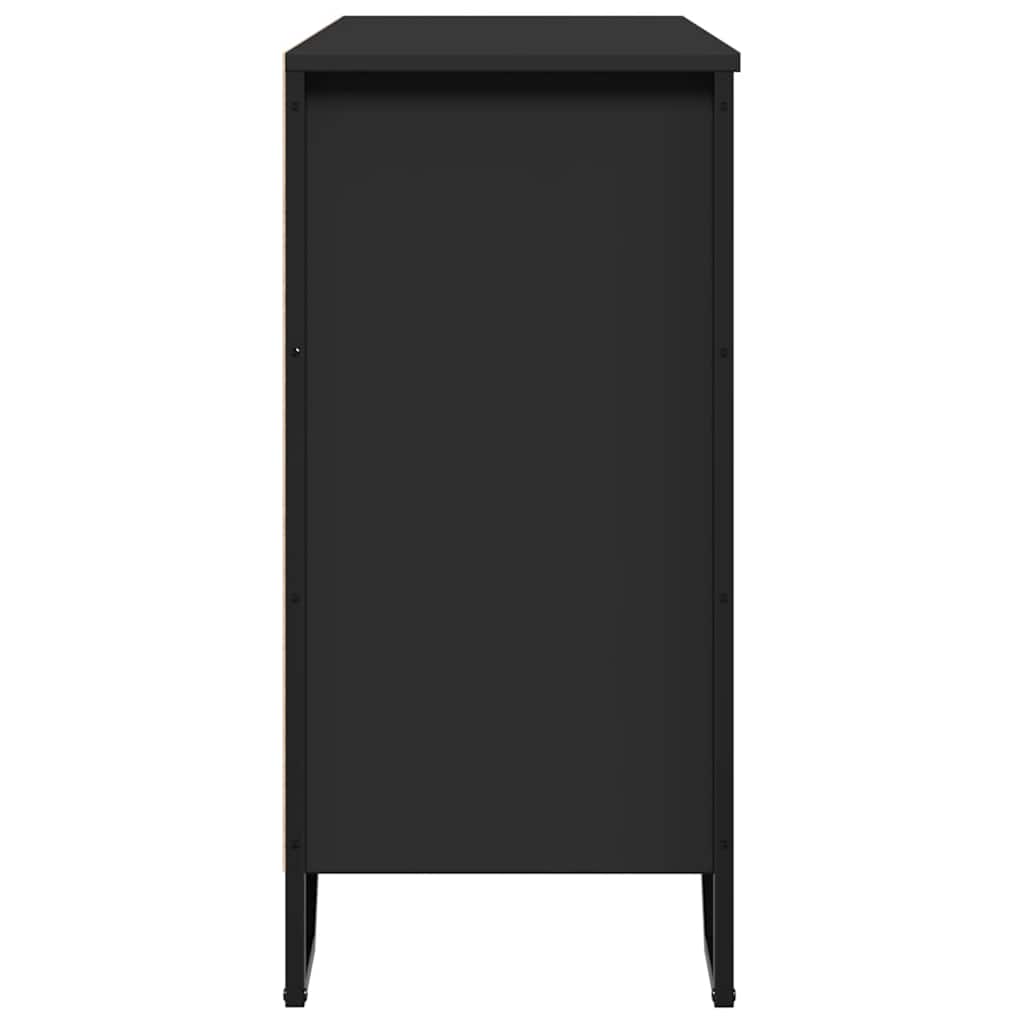 skænk 79,5x35,5x74,5 cm konstrueret træ brun egetræsfarve