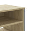 tv-bord 180x34x41 cm konstrueret træ sonoma-eg